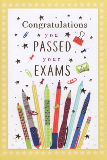 Picture of CONGRATS YOU PASSED YOUR EXAMS CARD